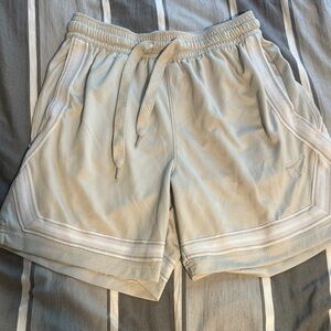women’s off-white nike fly basketball shorts